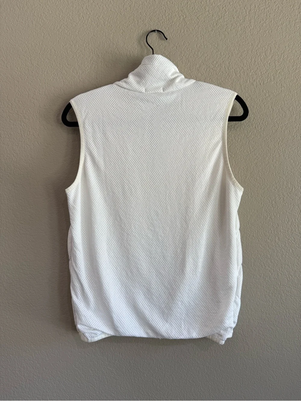 Golfino Women's Sz 10 Full Zip Golf Vest Waistcoat Gilet White
